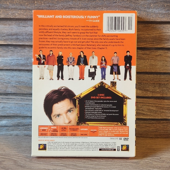 Arrested Development Season 1 dvds Complete First Season dvds - Picture 3 of 3